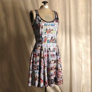 Sapphire vs Sick of Men - Reversible Skater Dress